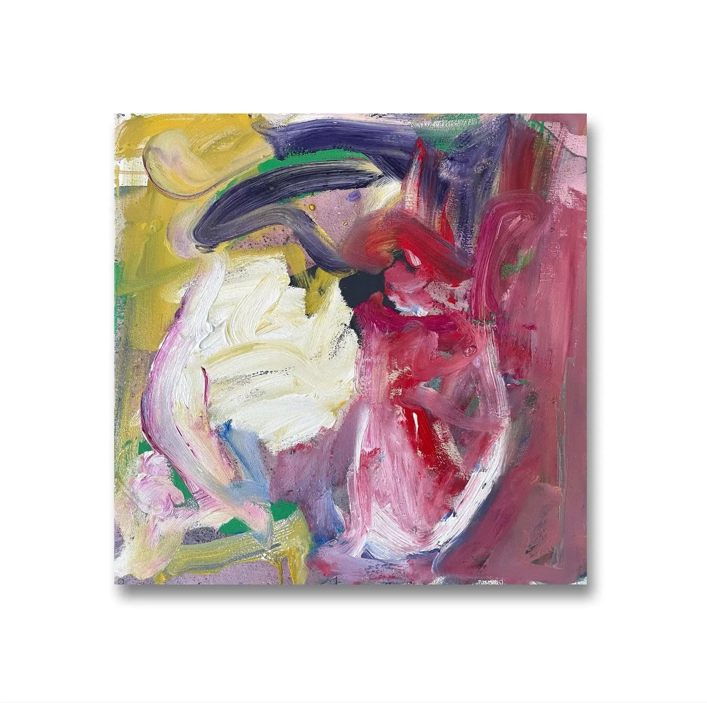 Matthew Izzo Abstract Oil Painting on Canvas, Titled 90s Trance