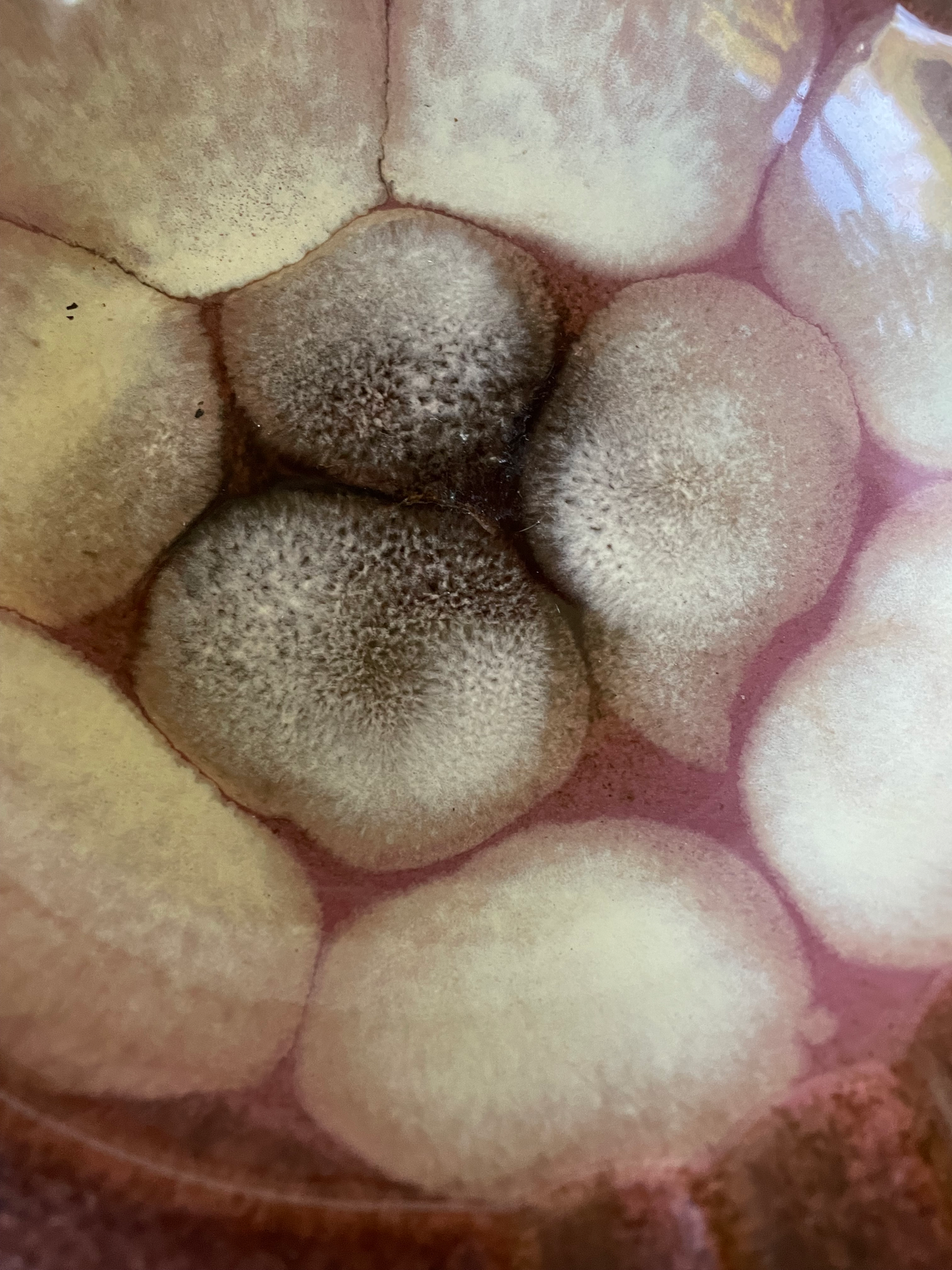 Cenicero de cerámica vidriada de Alemania Occidental