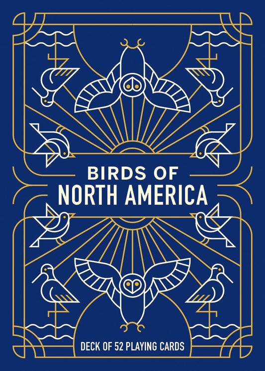 Mountaineers Books - Baraja de 52 cartas Aves de Norteamérica