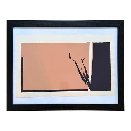 Barbara Beck 1970 Screenprint, 26 x 20 Inches, Framed