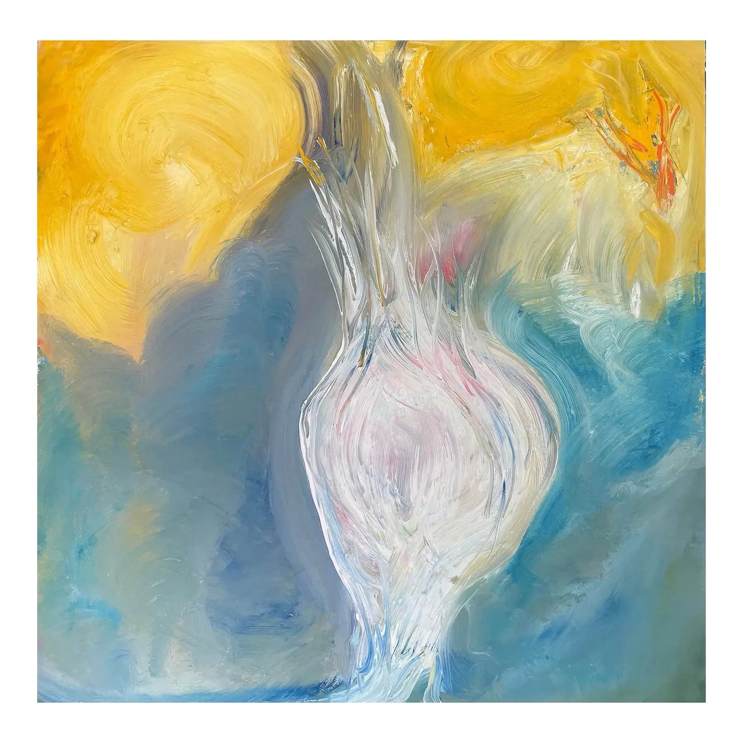 Matthew Izzo Oil Painting on Canvas, Titled Bloom 20” X 20”