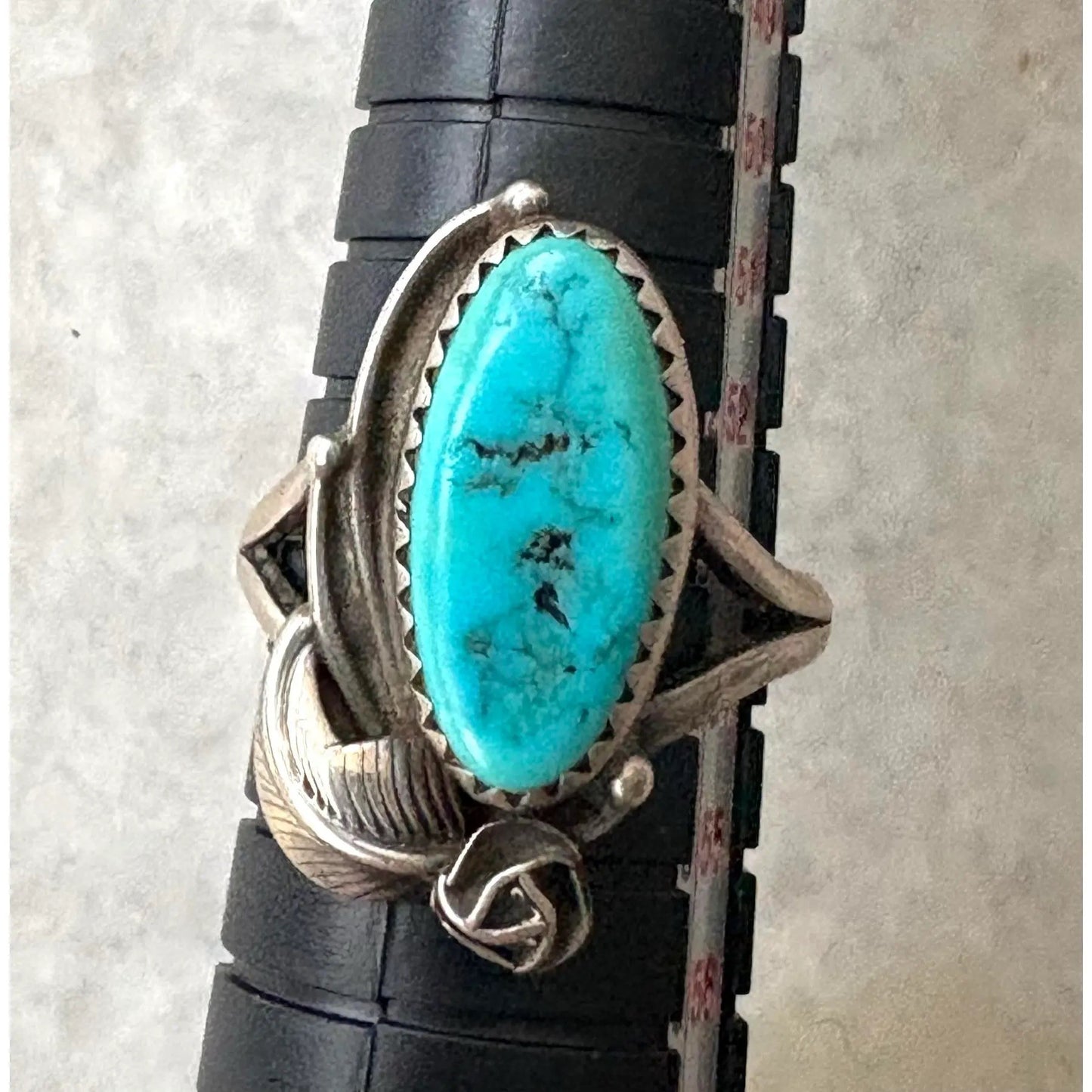 Vintage Sterling Silver and Turquoise Ring