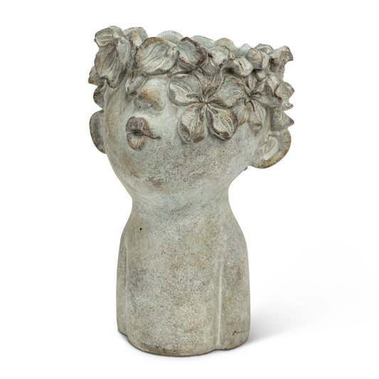 Abbott - Kissing Face Planter-10"H-467