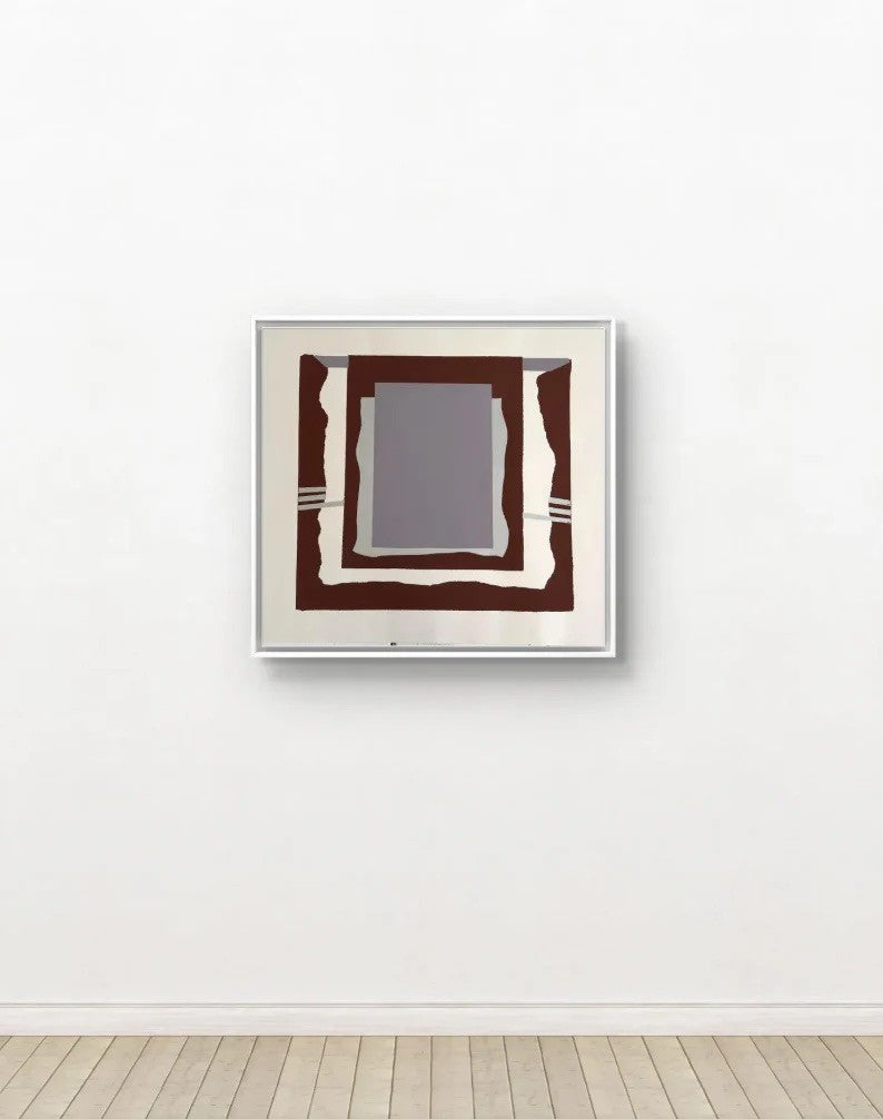 Barbara Beck Mid Century Modern Screen Print on Paper