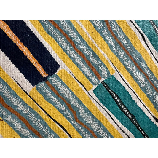 Barbara Beck 1993 Abstract Painting on Paper - Signed/Dated
