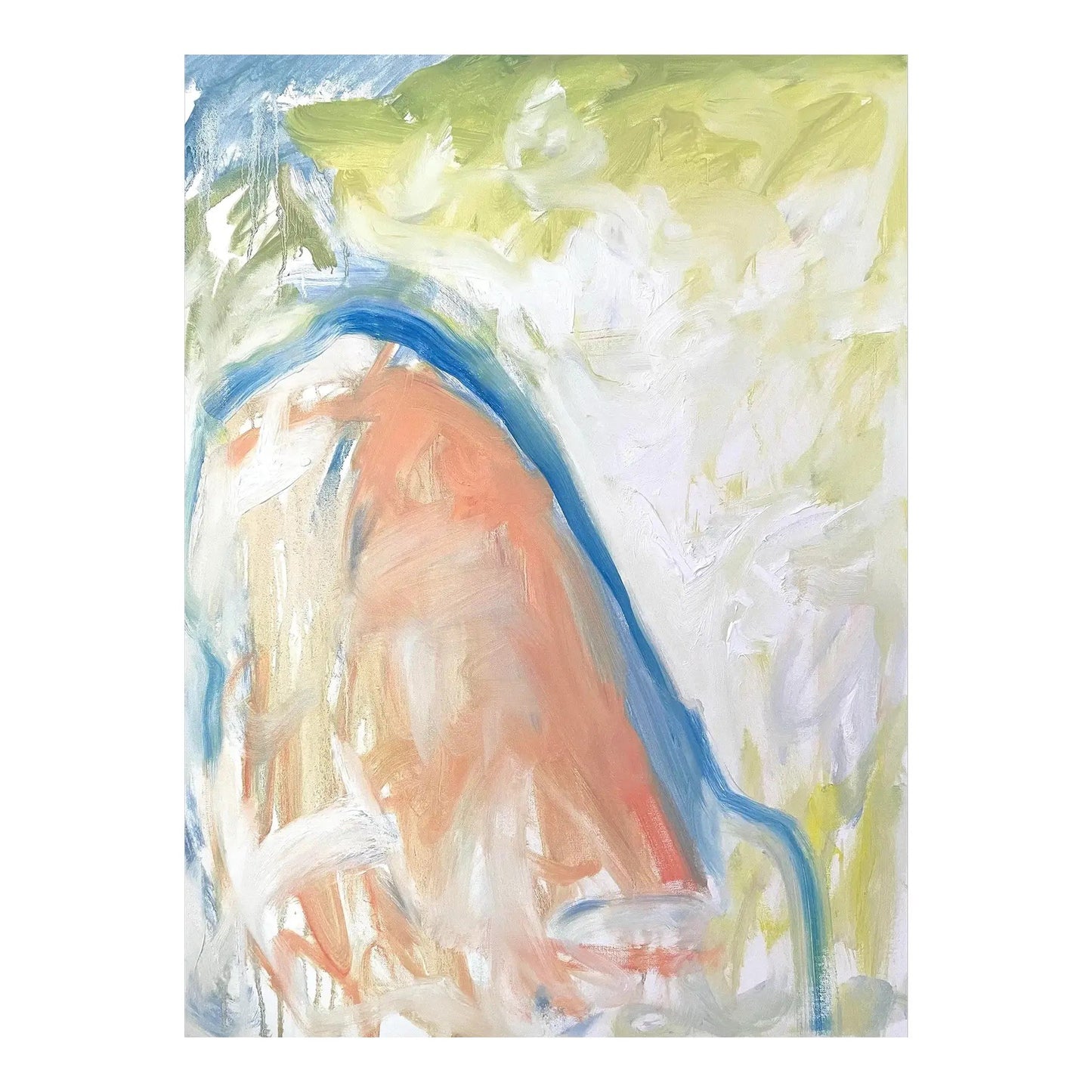 Matthew Izzo Oil Painting on Canvas, Titled Waterfall