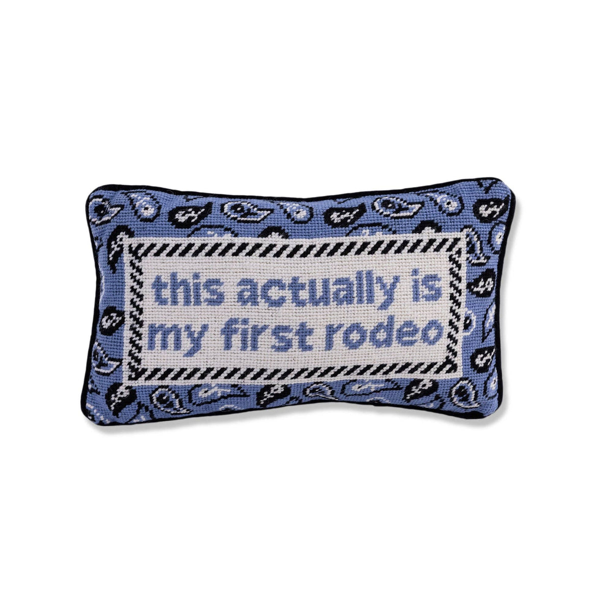 Furbish Studio - First Rodeo Needlepoint Pillow