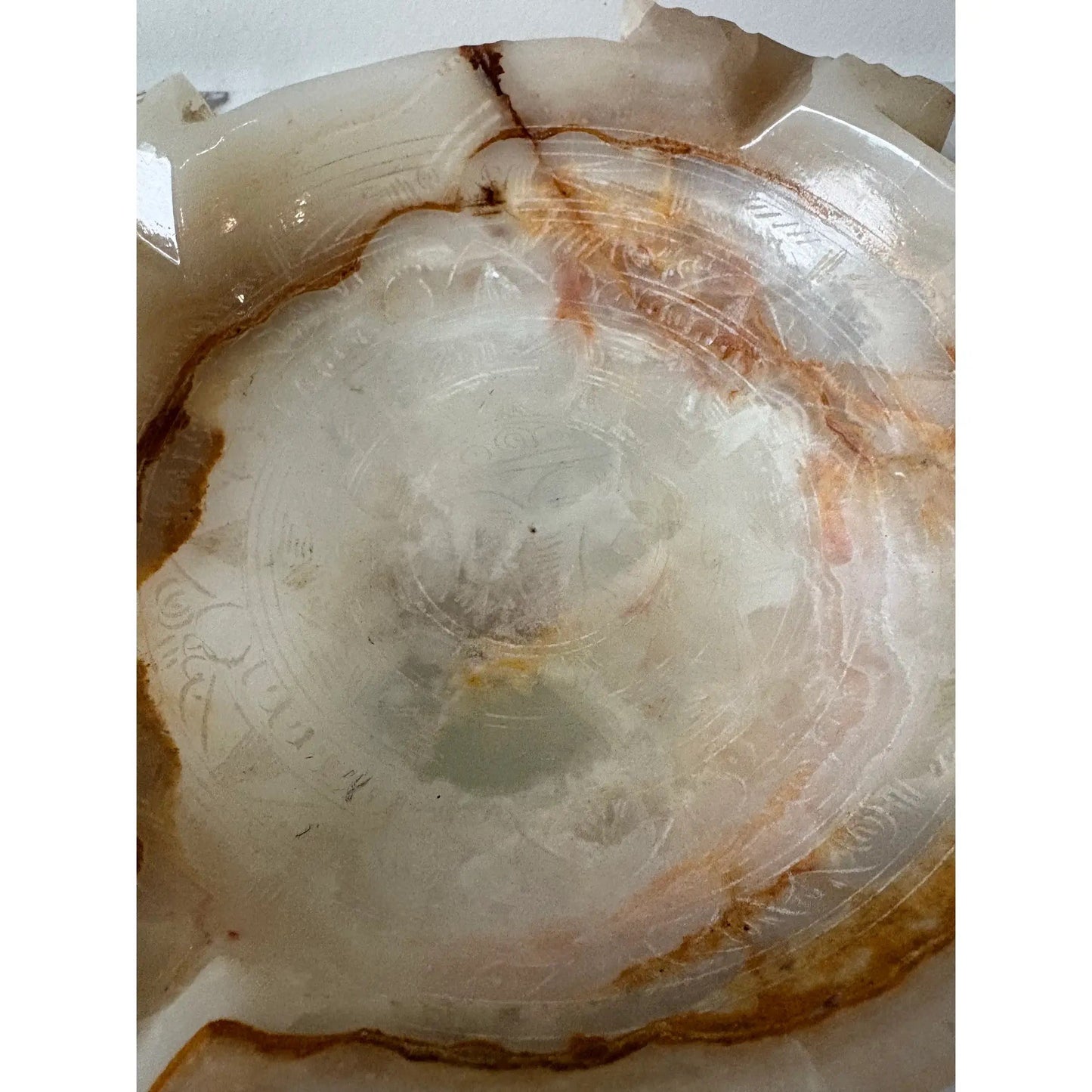 Cenicero de mármol, estilo moderno de mediados de siglo