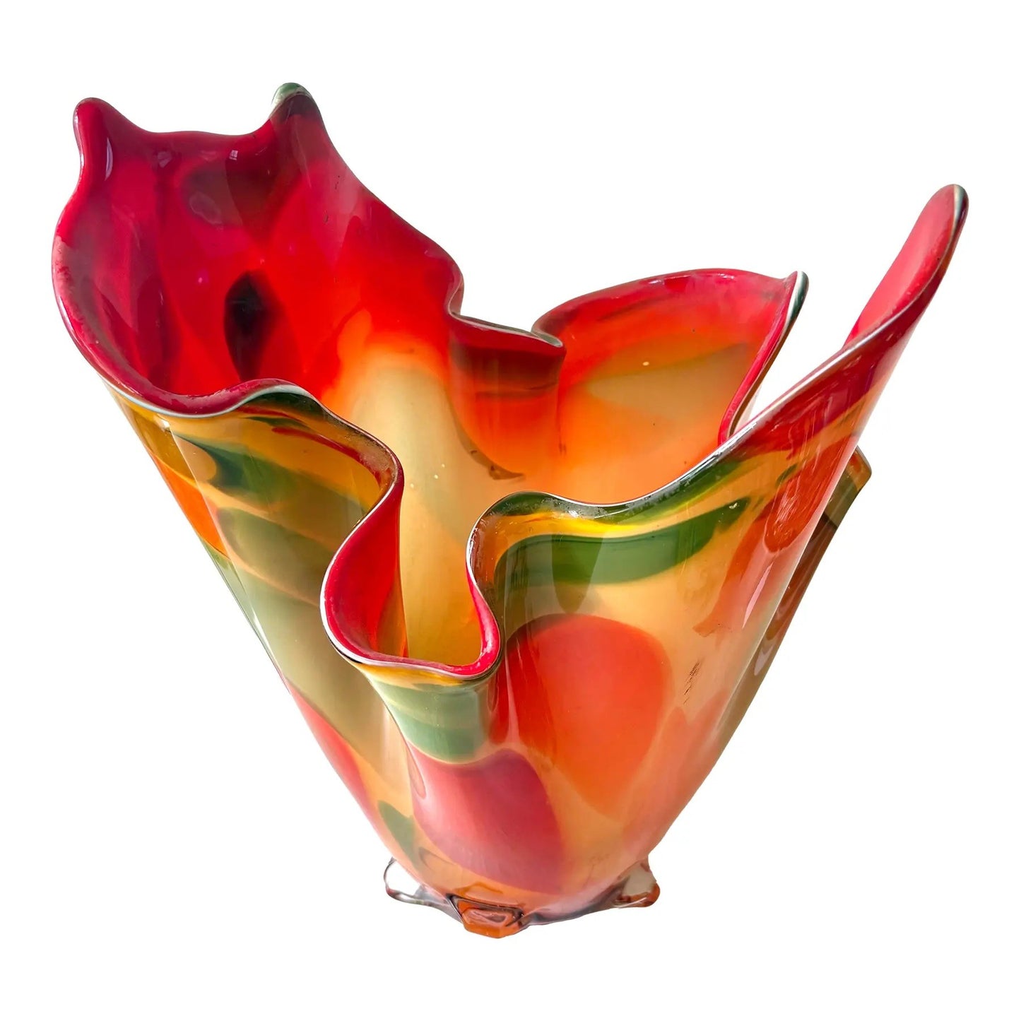 Mid-Century Modern Color, Colorful Murano Art Glass Sculpture
