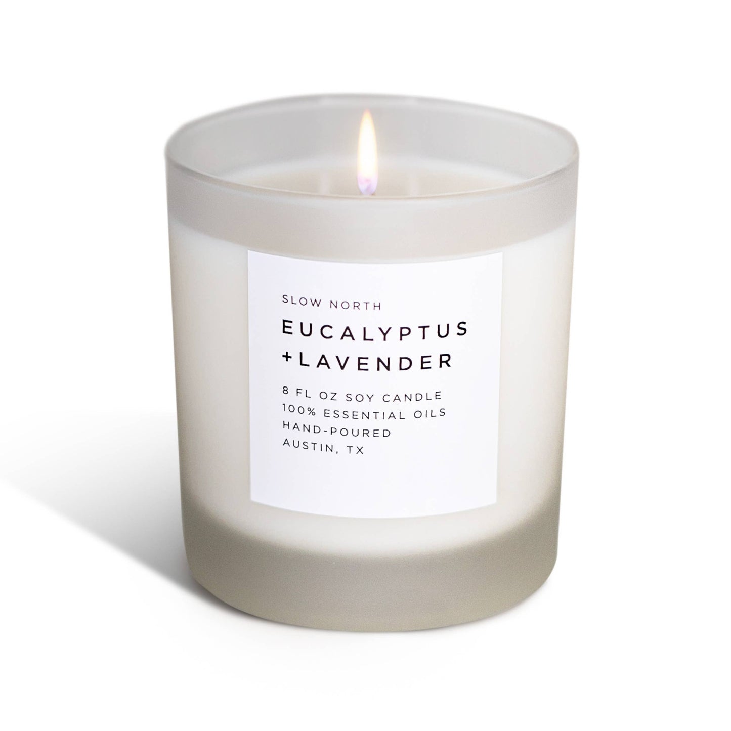 Slow North - Eucalyptus + Candle - 100% Essential Oils