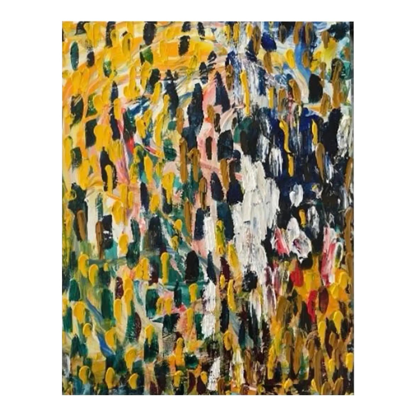 Matthew Izzo Abstract Oil Painting on Canvas, Titled Valley Stream