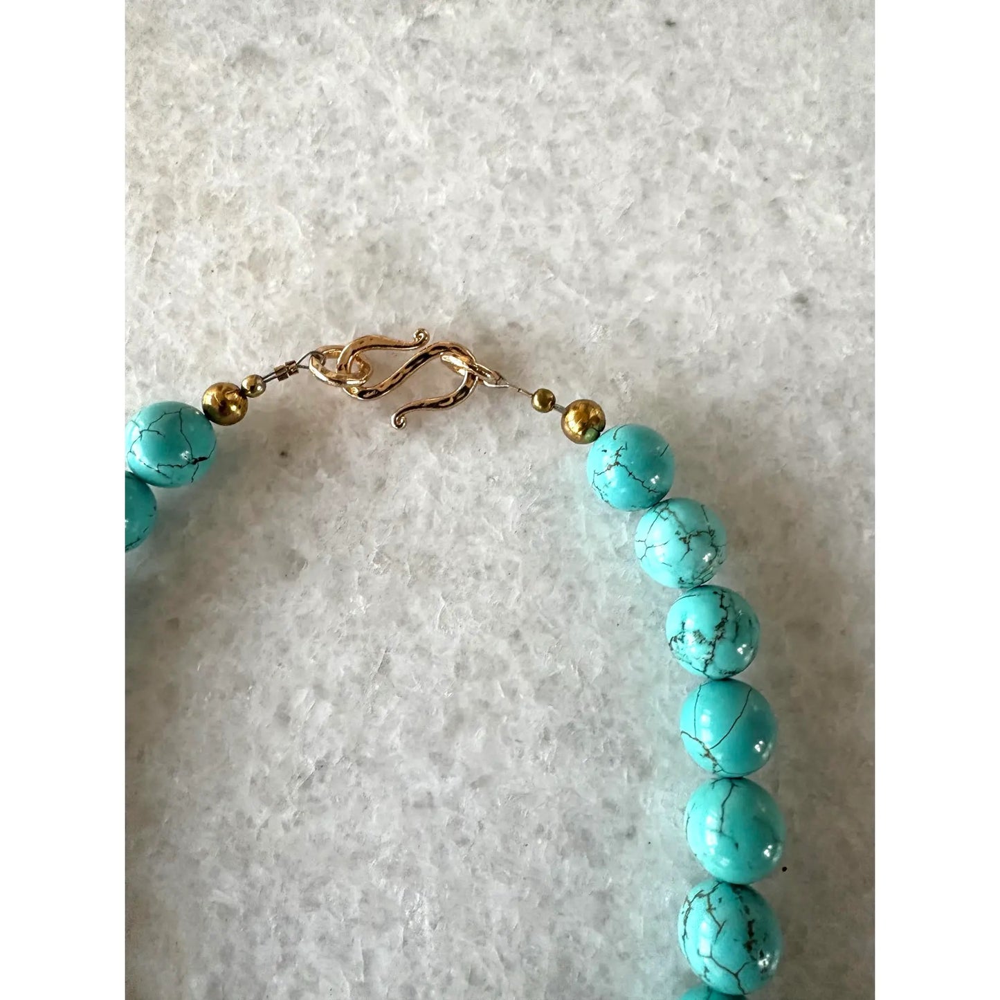 Turquoise Beaded Necklace - Designed by Matthew Izzo