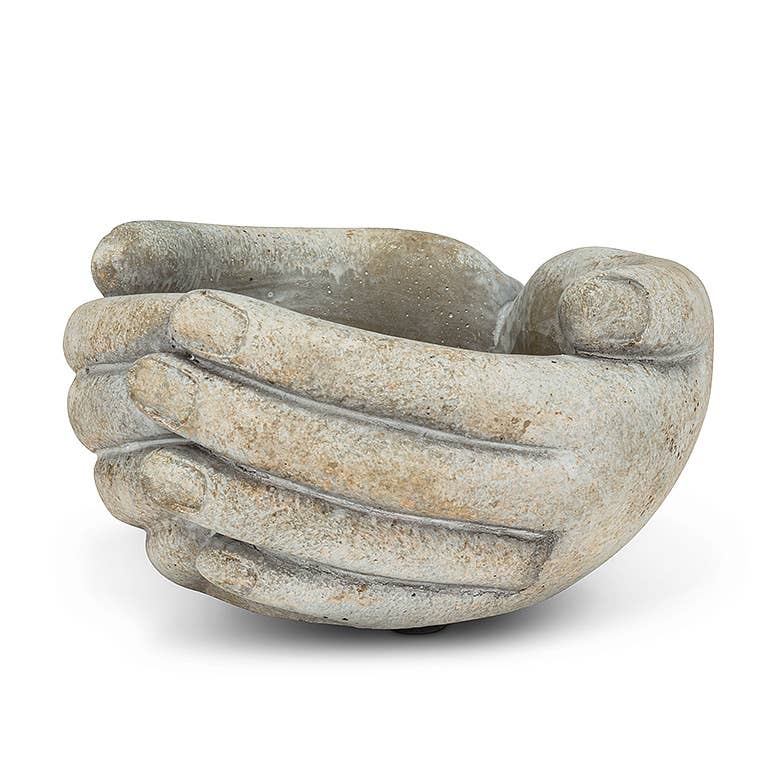 Abbott - Cupping Hands Planter-5.5" W