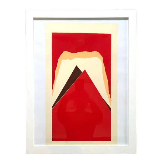 Barbara Beck 1970 Screenprint, 20 x 26 Inches, Framed