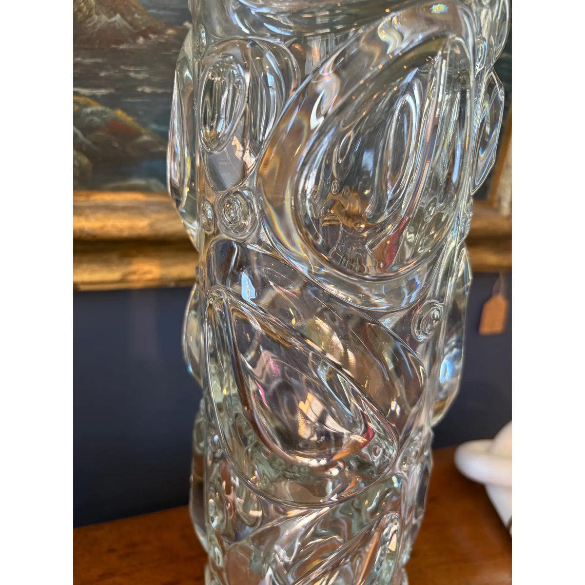 Abstract Glass Vase by Frantisek Peceny for Sklo Union, Czech Rep. 1970s