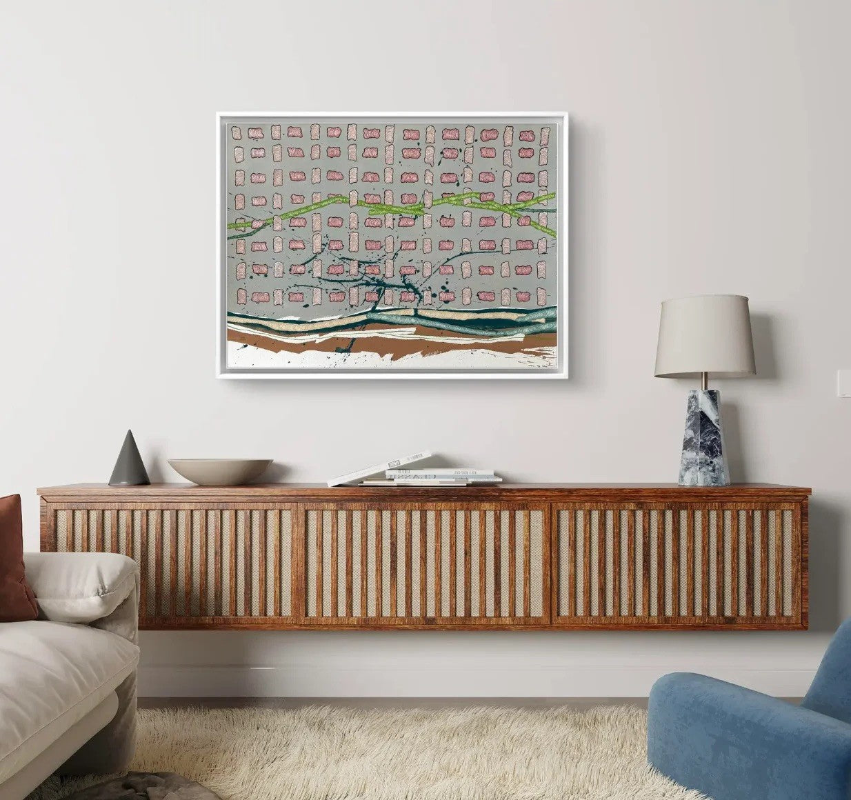 Barbara Beck 2009 Pintura abstracta en acuarela sobre papel