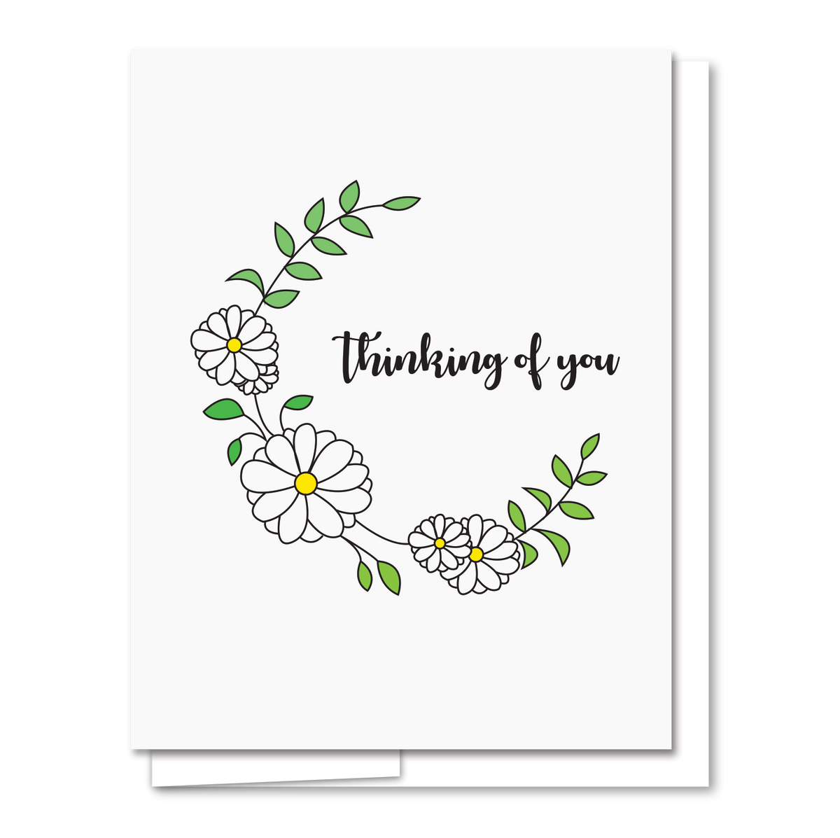 AQBF - Thinking of You - Letterpress Everyday Card