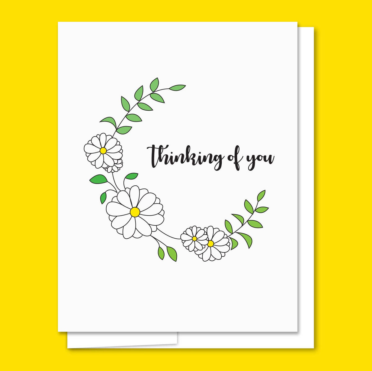 AQBF - Thinking of You - Letterpress Everyday Card