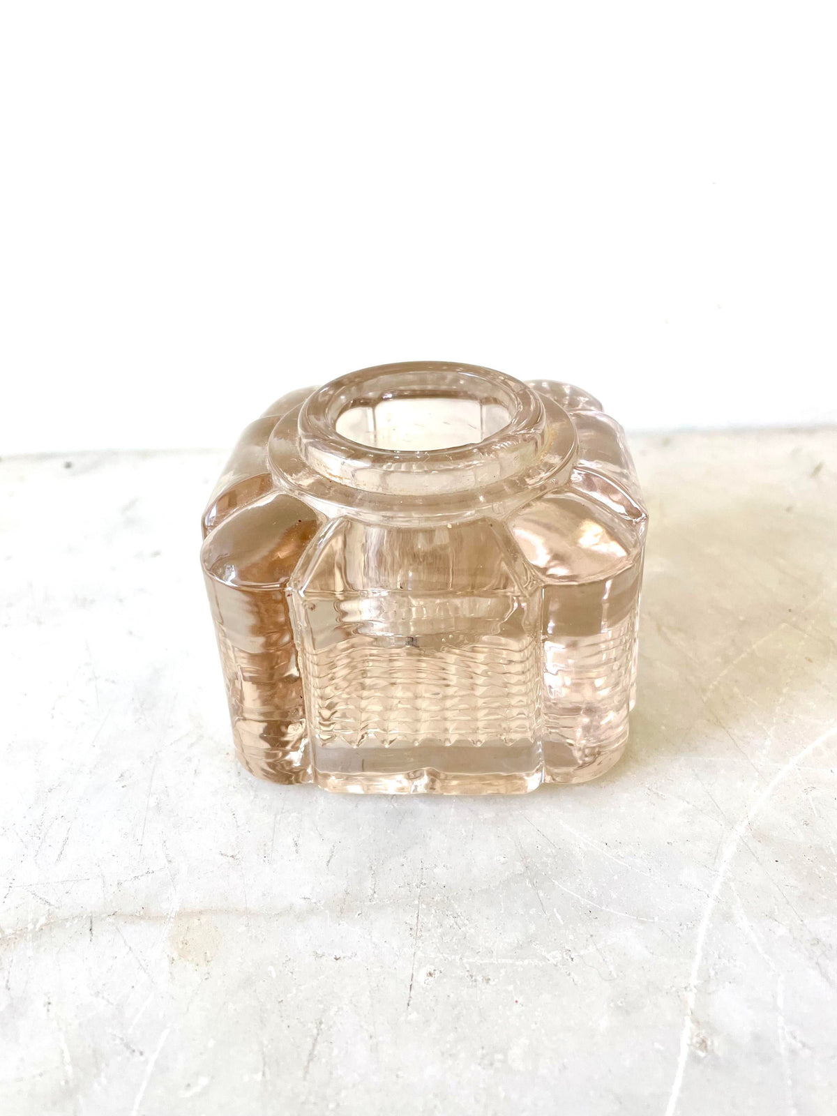 Late 19th Century Inkwell Glass Holder