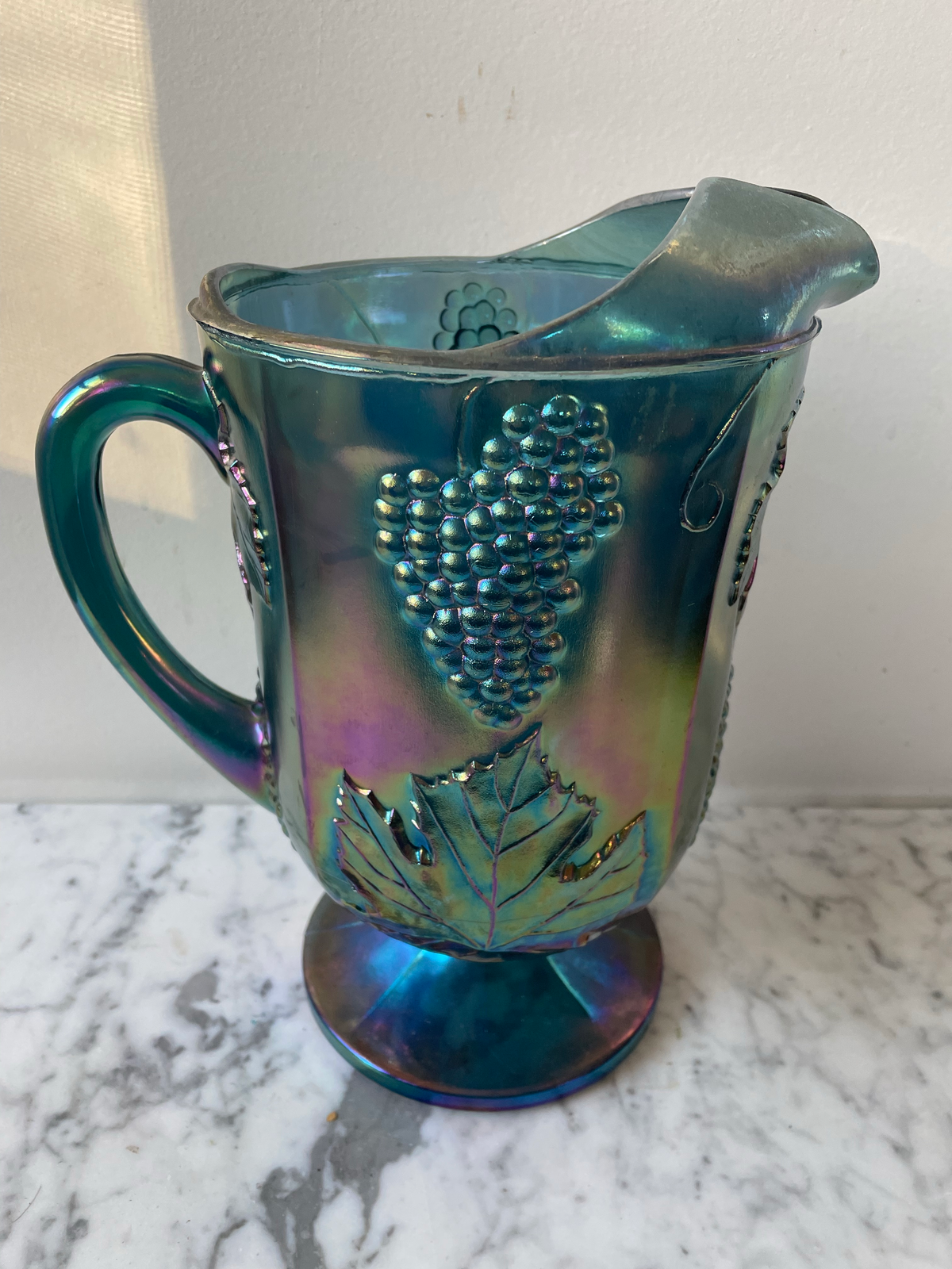 Vintage Indiana Carnival Glass Pitcher