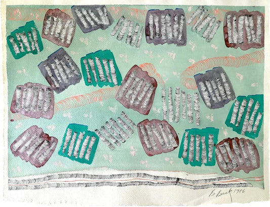 Barbara Beck 1986 Painting on Paper