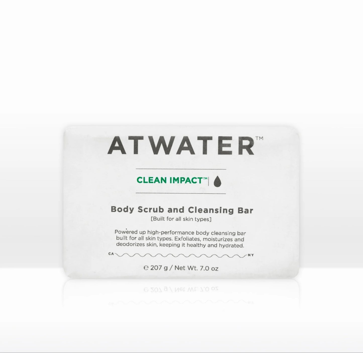 ATWATER - Clean Impact Body Scrub and Cleansing Bar