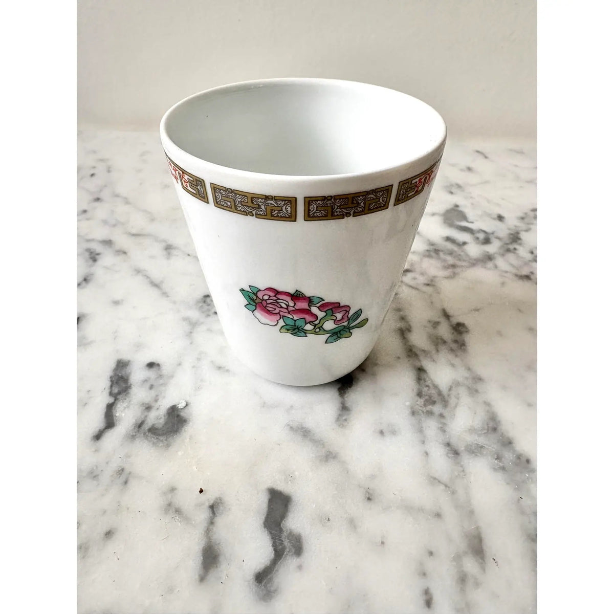 Limoges France Hand-painted Porcelain Cup