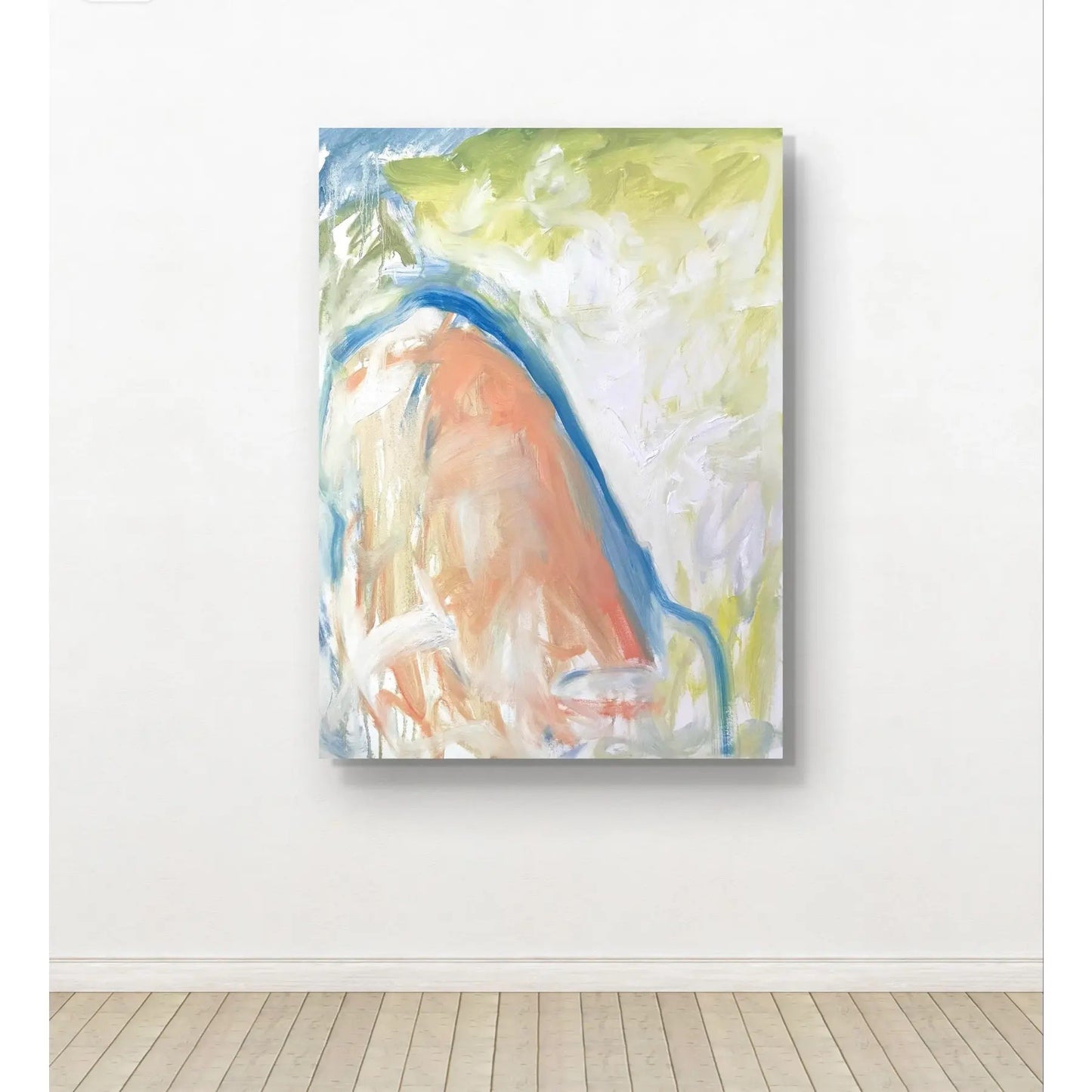 Matthew Izzo Oil Painting on Canvas, Titled Waterfall