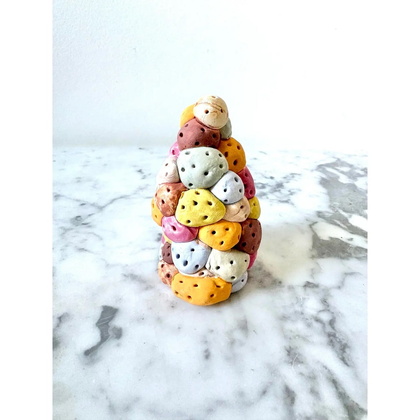 Barbara Beck Abstract Porcelain Bubble Gum Tree Sculpture