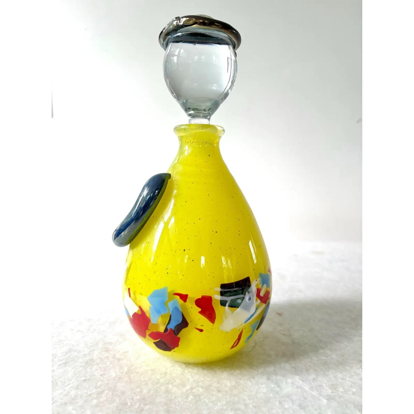 Murano Glass Hand Made Decanter Signed and Dated by Artist
