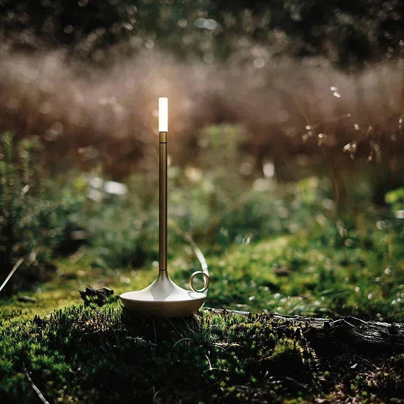 B+F - Portable Candle Lantern: Black