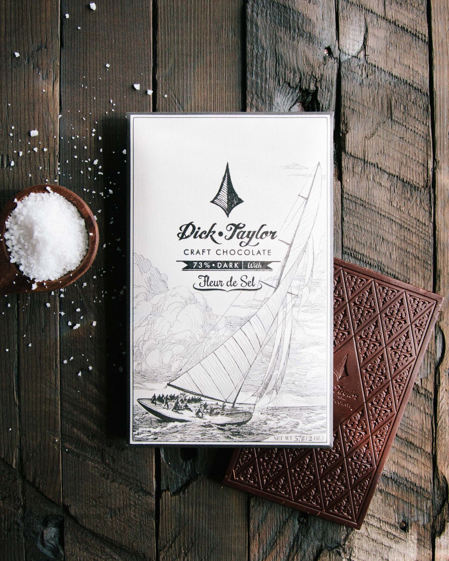 Dick Taylor - Chocolate negro 73% Fleur De Sel