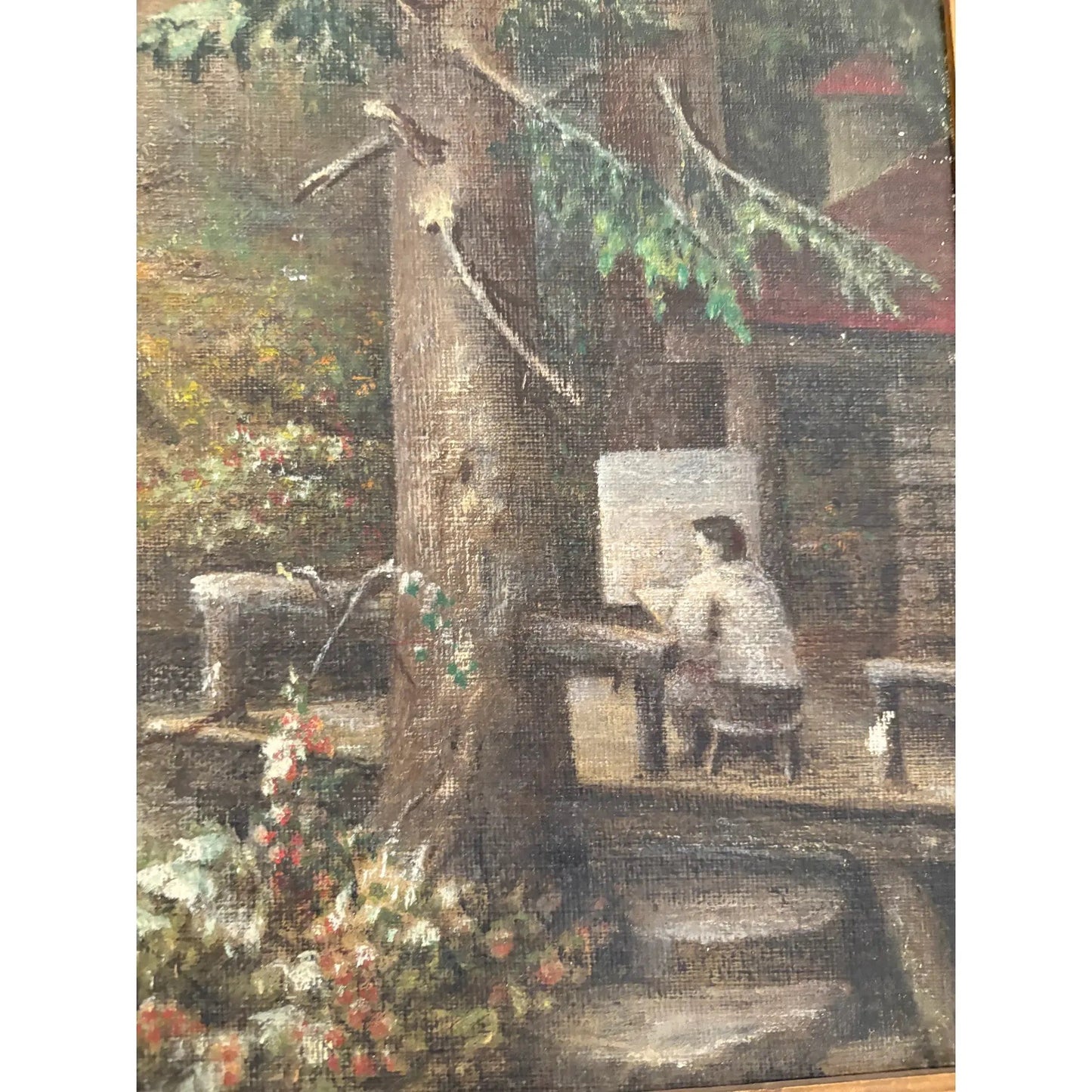 Lovely Landscape Painting Oil on Canvas Panel