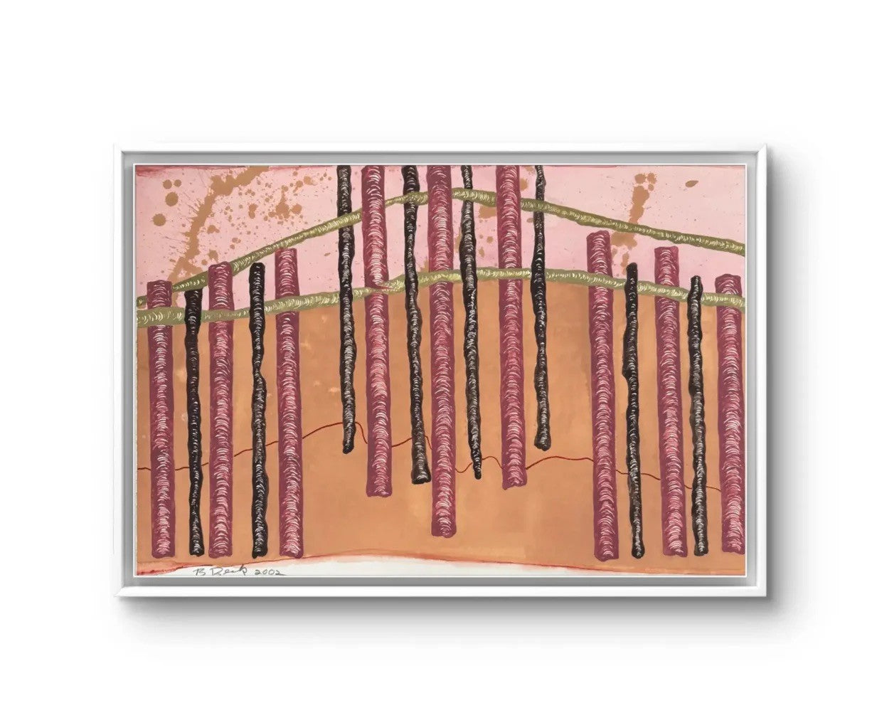 Barbara Beck 2002 Acuarela abstracta sobre papel