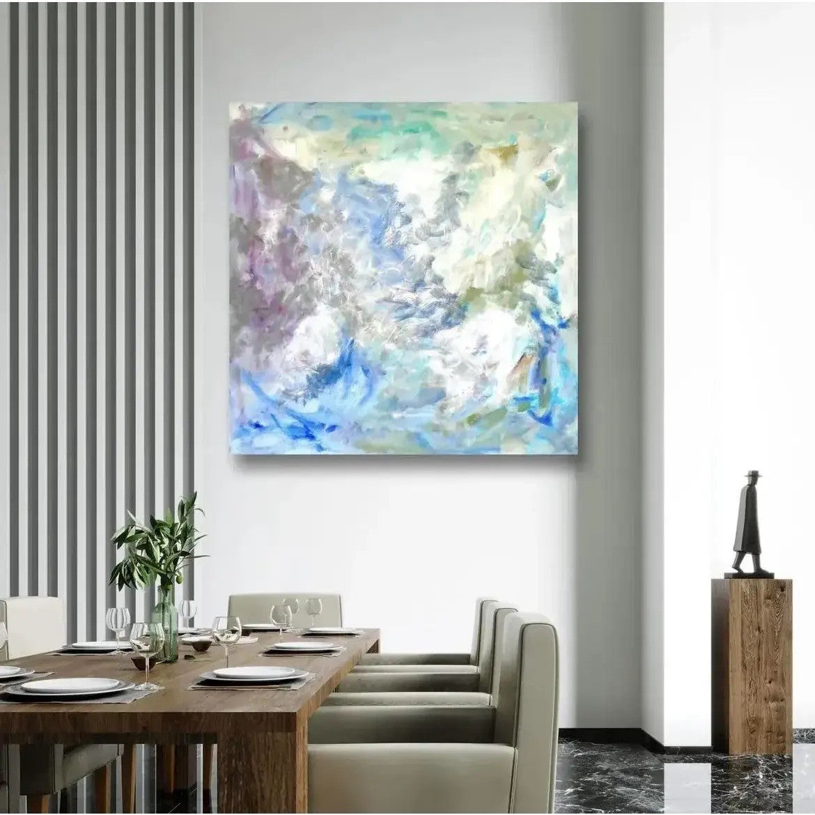 Matthew Izzo Oil Painting on Canvas Titled Hampton Classic