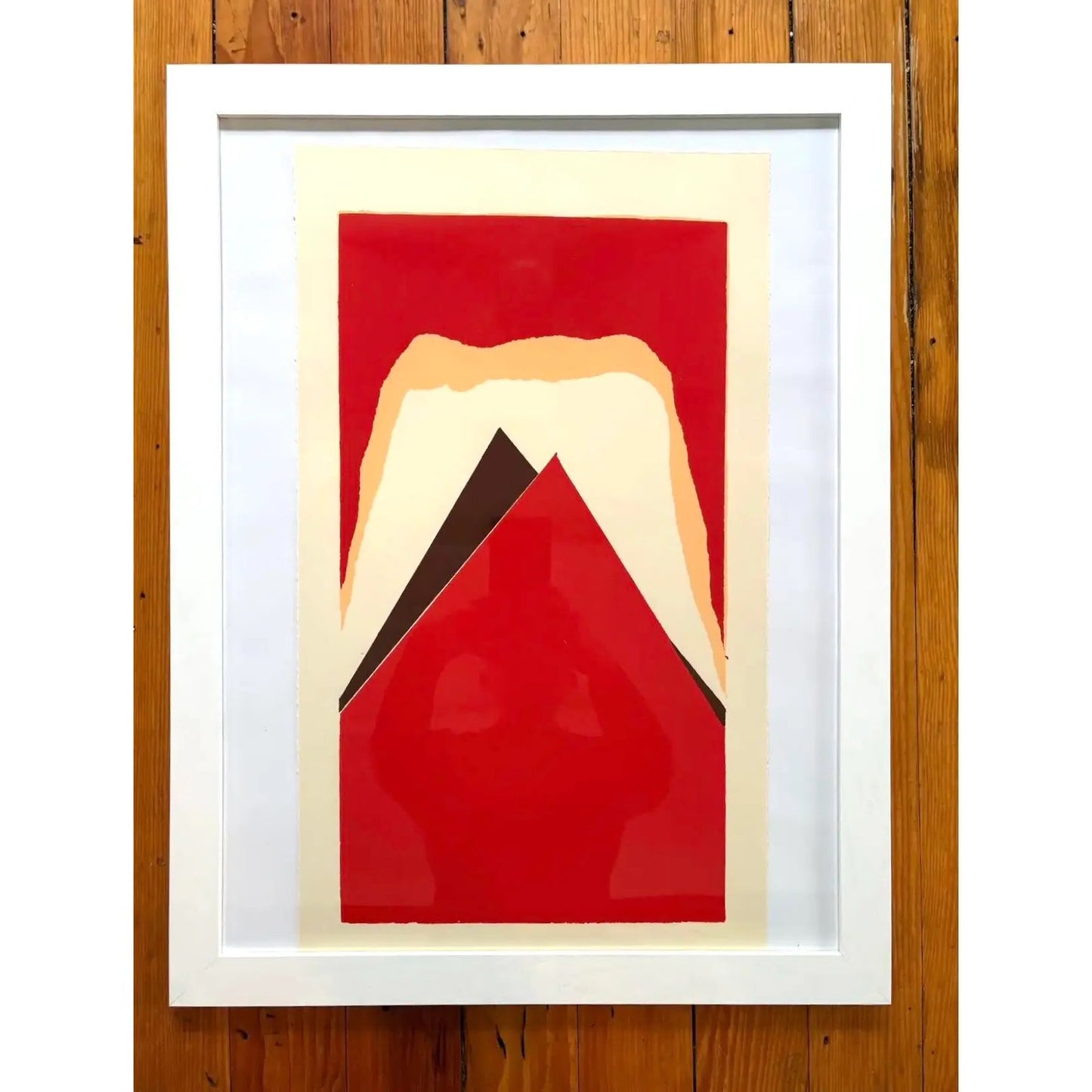 Barbara Beck 1970 Screenprint, 20 x 26 Inches, Framed