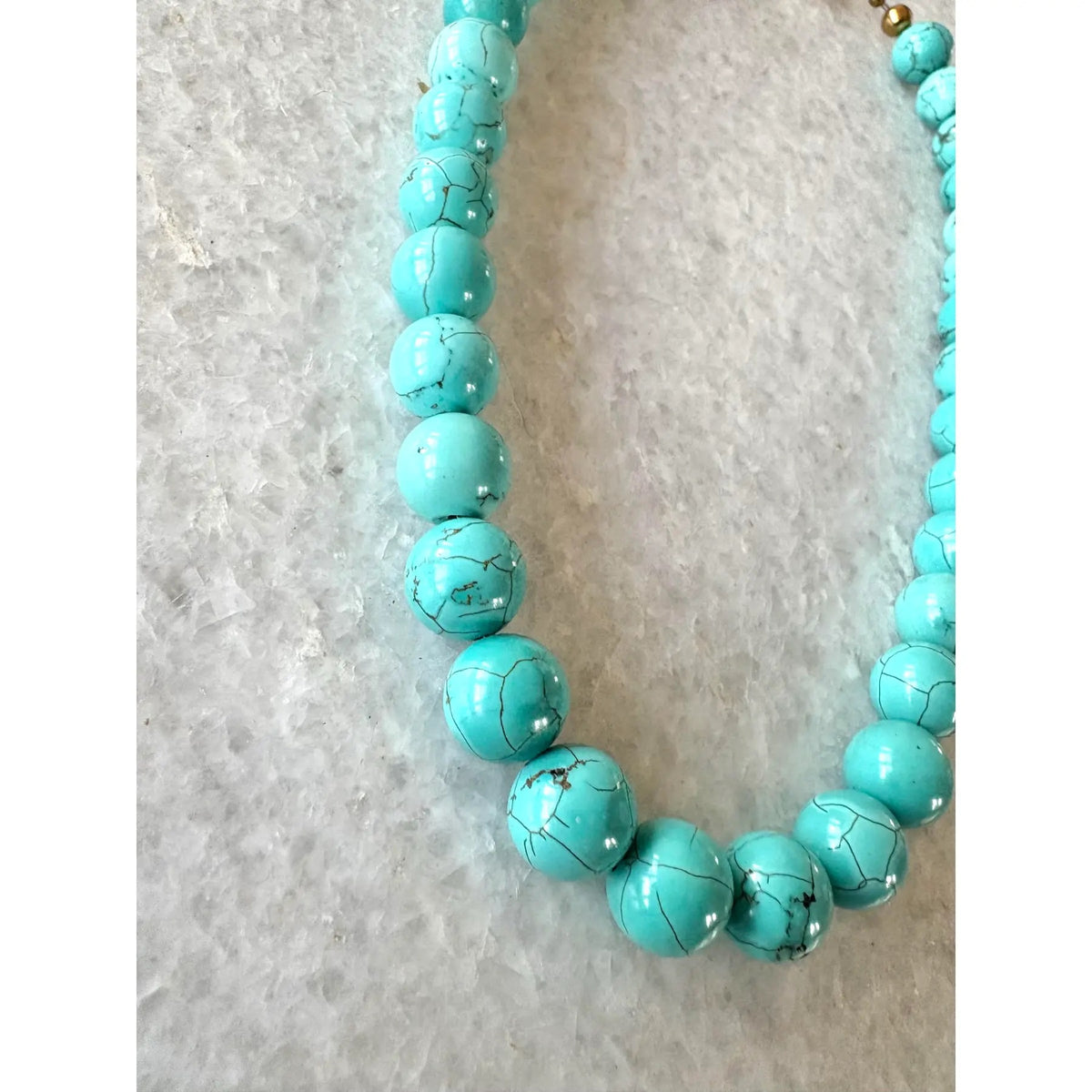 Turquoise Beaded Necklace - Designed by Matthew Izzo