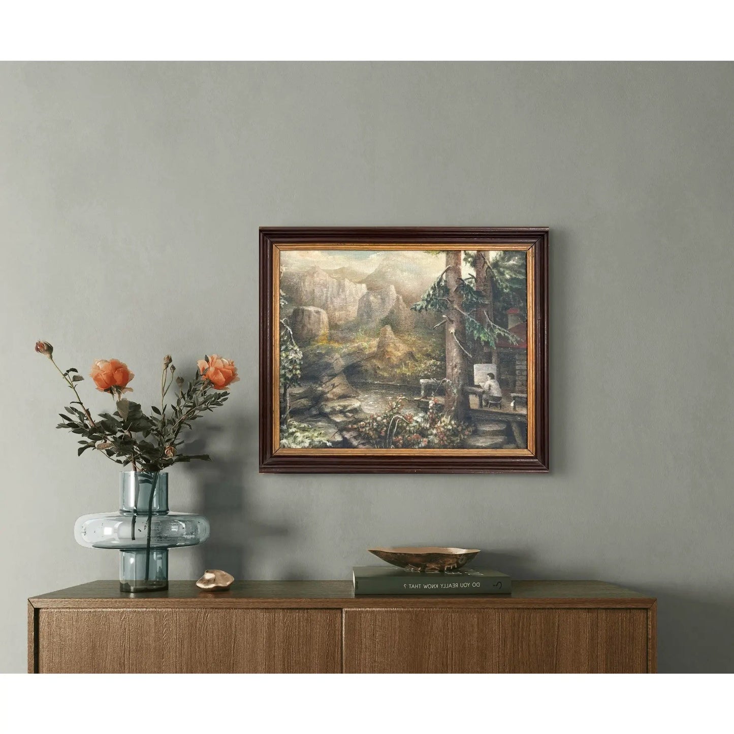 Lovely Landscape Painting Oil on Canvas Panel