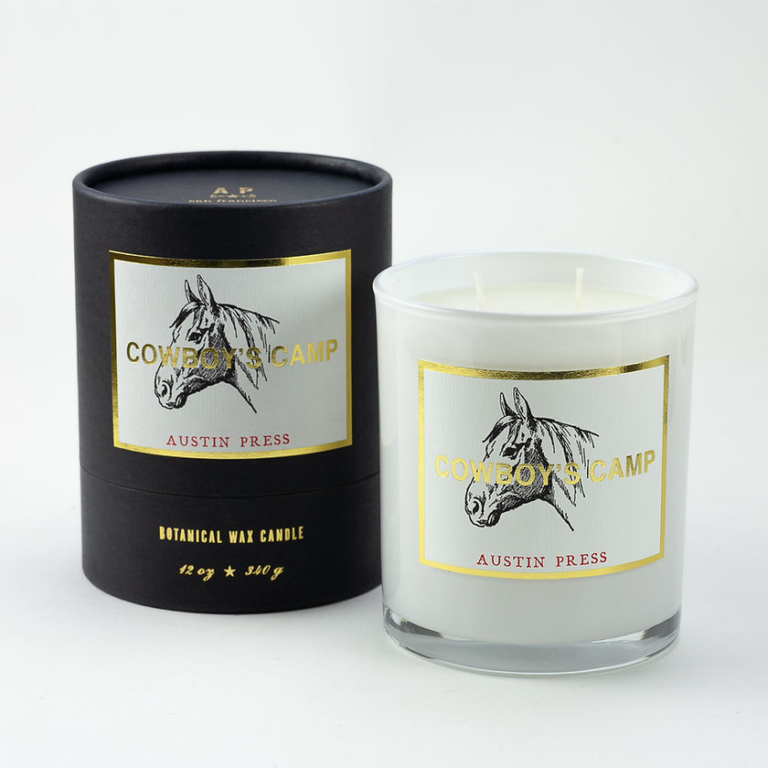Austin Press - Cowboy's Camp Candle
