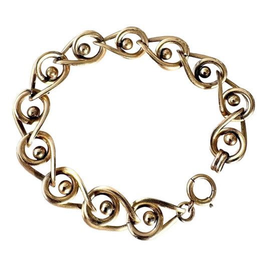 Vintage Gold Fill Chain Link Bracelet