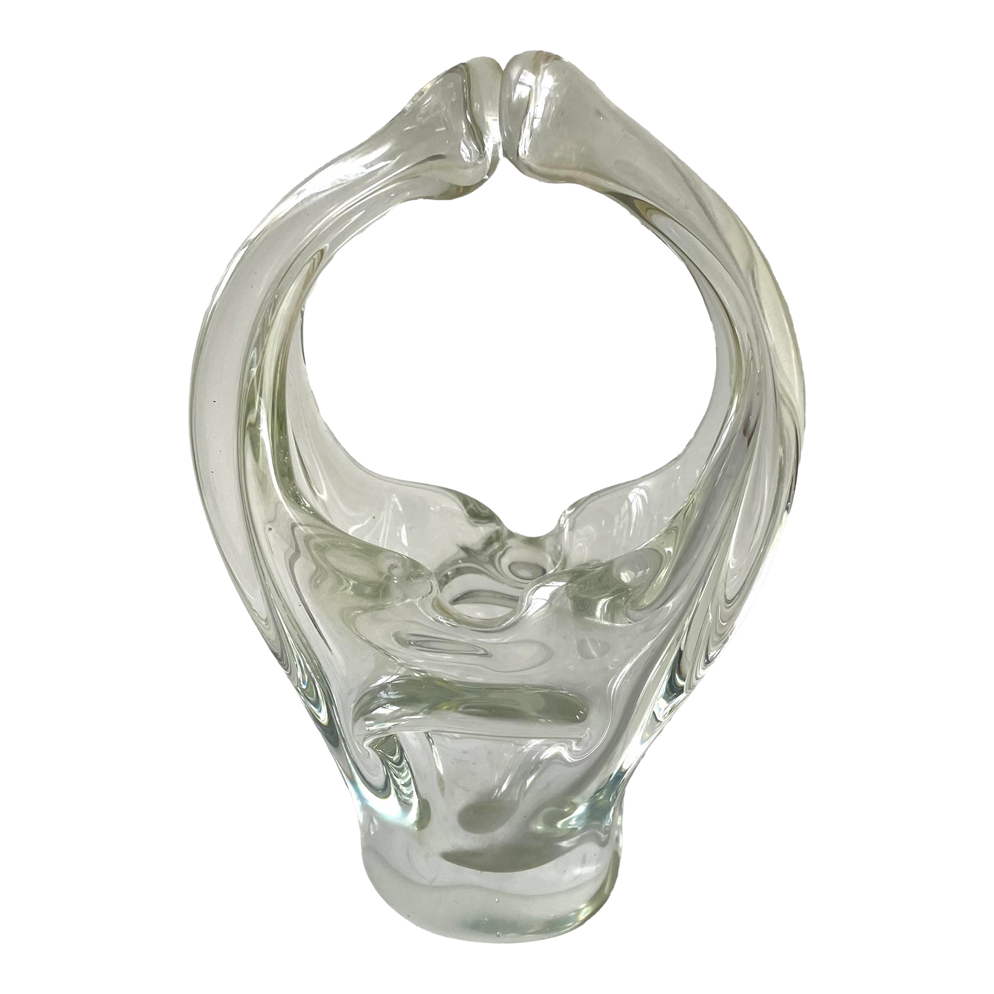 Cenicero de cristal de Murano vintage de mediados de siglo