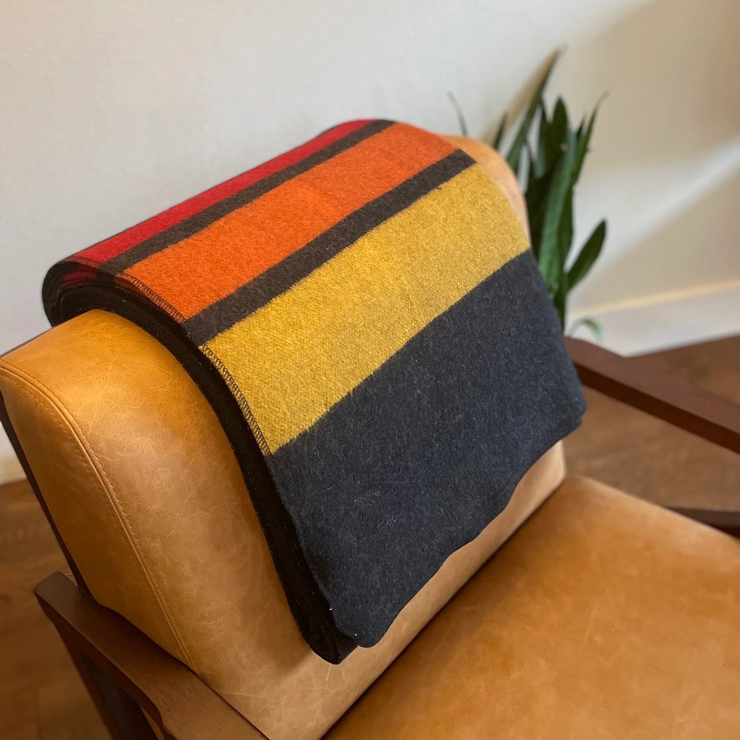 Catskills Wool Blanket - Sunset Rock