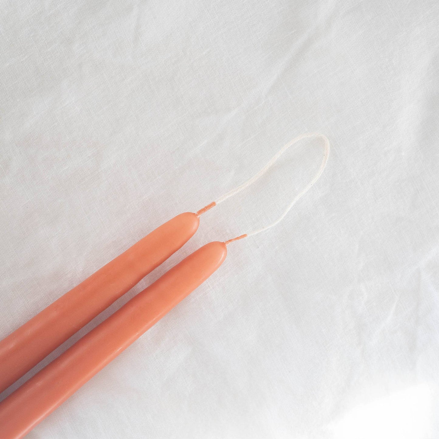 Velas Cónicas - Par Terracota