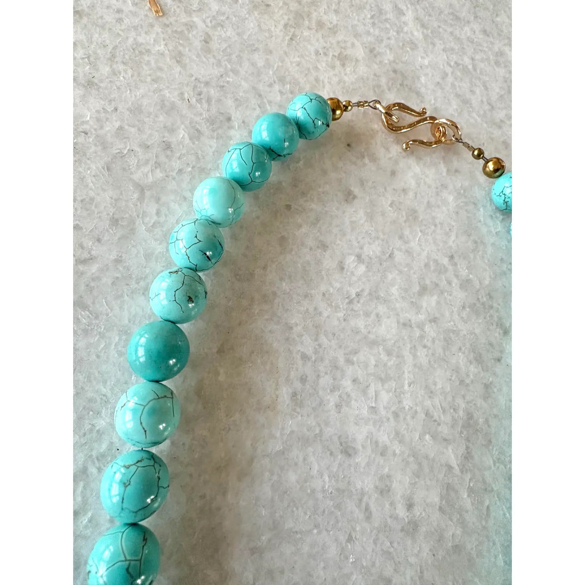 Turquoise Beaded Necklace - Designed by Matthew Izzo