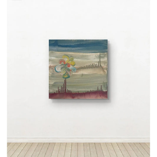Matthew Izzo Oil Painting on Canvas, Titled Spring Bloom 20” X 20”
