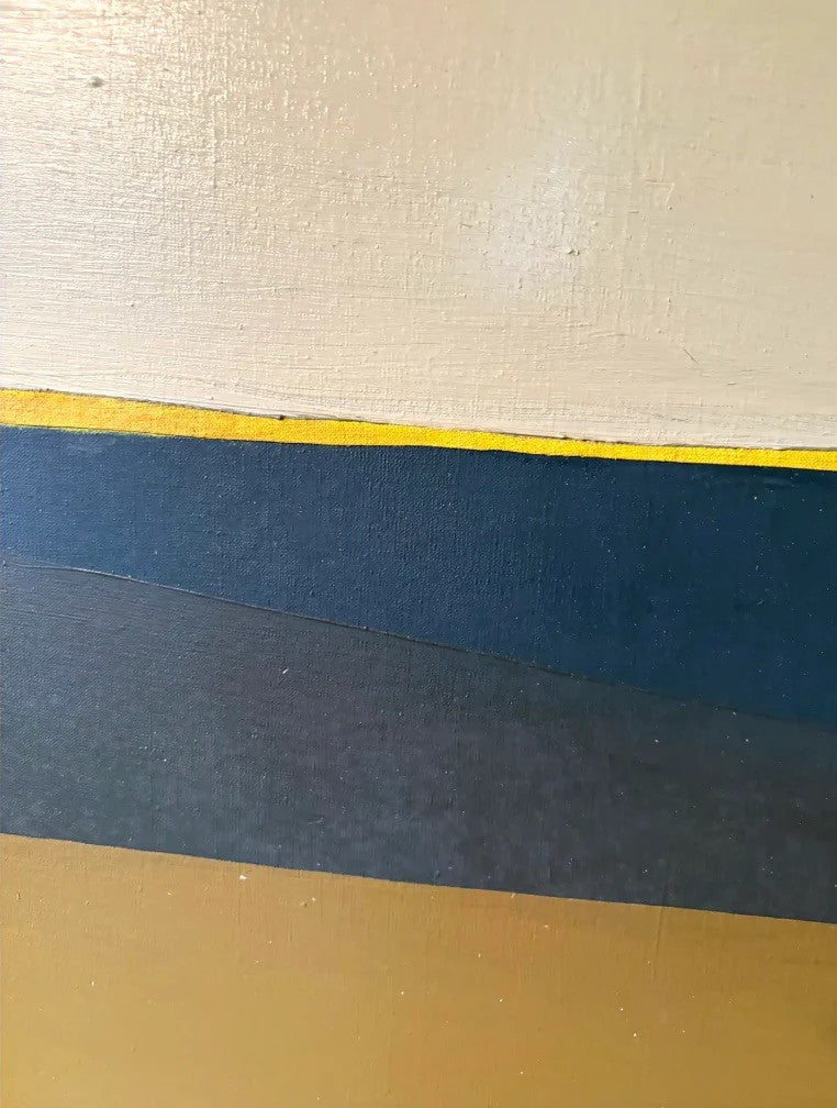 Barbara Beck 1966 Abstract Oil Painting on Canvas