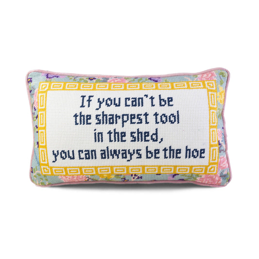 Furbish Studio - Sharpest Tool Needlepoint Pillow