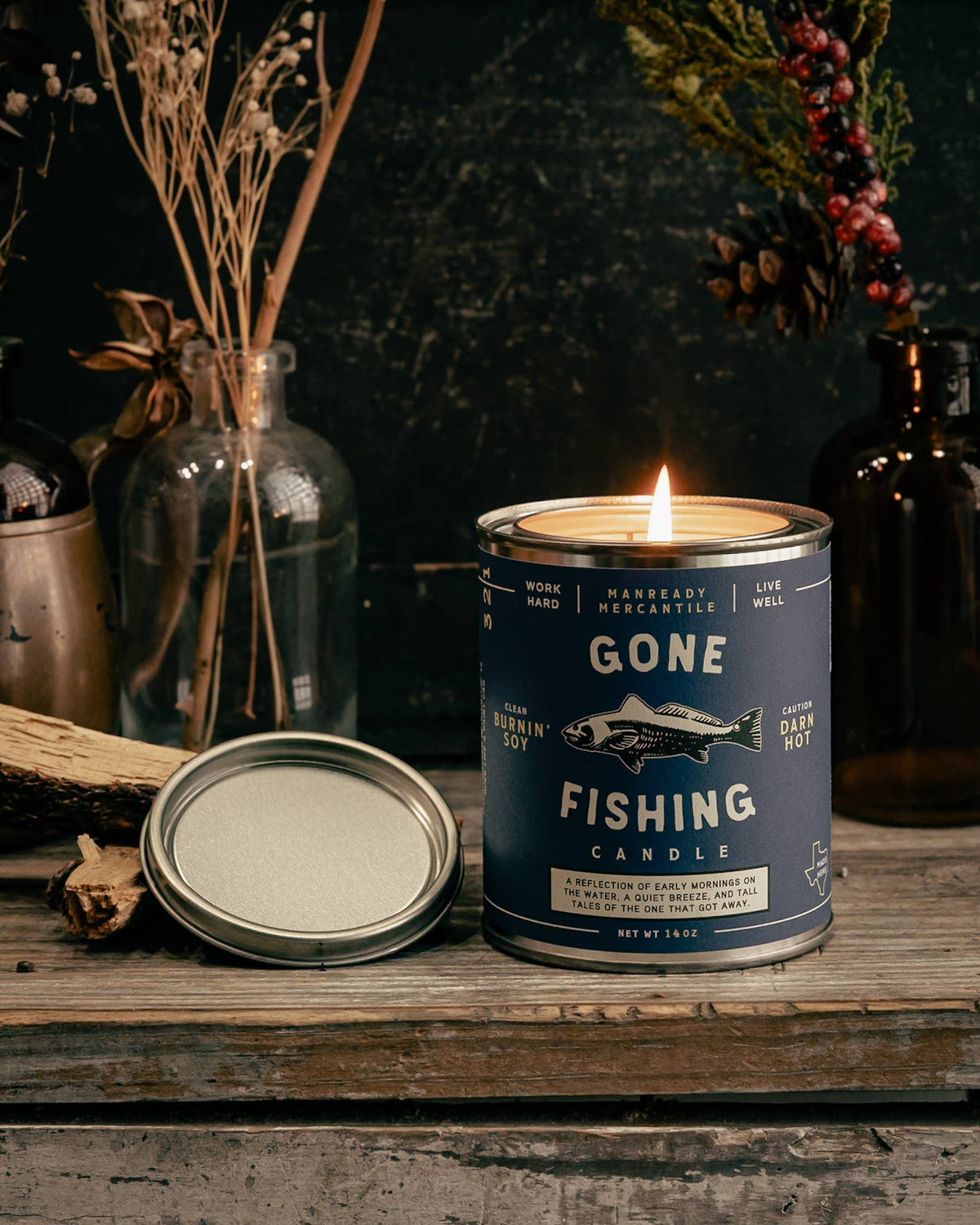 Mercantile - Gone Fishing Candle