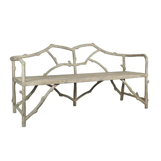 Metal Branch Garden Bench, By Matthew Izzo Home