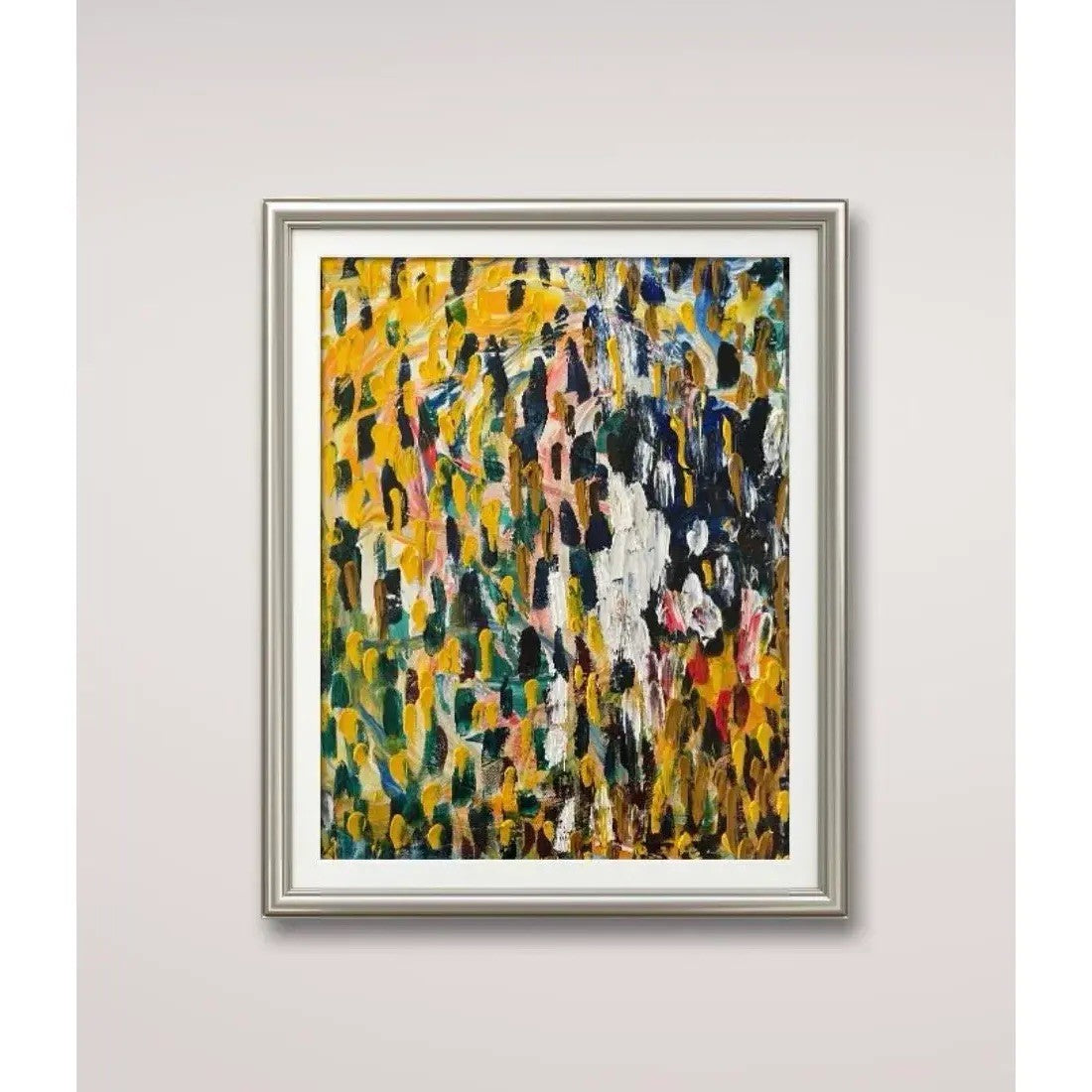 Matthew Izzo Abstract Oil Painting on Canvas, Titled Valley Stream
